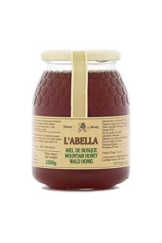 L'Abella Mel – 100% natürlicher Waldhonig | Reiner Bienenhonig, von Hand gesammelt an der Costa Blanca, Spanien – Premiumprodukt – 1000-g-Glas – Glutenfrei L'Abella Mel – 100% natürlicher Waldhonig | Reiner Bienenhonig, von Hand gesammelt an der Costa Blanca, Spanien – Premiumprodukt – 1000-g-Glas – Glutenfrei von L'ABELLAMEL