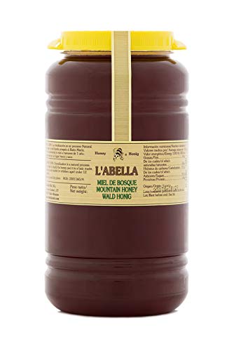 L'Abella Mel – 100% natürlicher Waldhonig | Reiner Bienenhonig, von Hand gesammelt an der Costa Blanca, Spanien – Premiumprodukt – 3000-g-Glas – Glutenfrei L'Abella Mel – 100% natürlicher Waldhonig | Reiner Bienenhonig, von Hand gesammelt an der Costa Blanca, Spanien – Premiumprodukt – 3000-g-Glas – Glutenfrei von L'ABELLAMEL