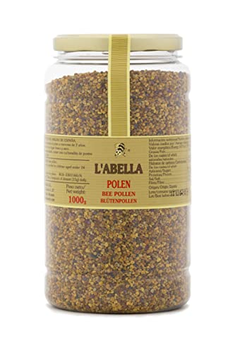 L'Abella Mel - Handgemachter und natürlicher Bienenpollen aus Spanien | Rein natürlicher getrockneter Pollen ohne Rückstände – 1000g pot L'Abella Mel - Handgemachter und natürlicher Bienenpollen aus Spanien | Rein natürlicher getrockneter Pollen ohne Rückstände – 1000g pot von L'ABELLAMEL