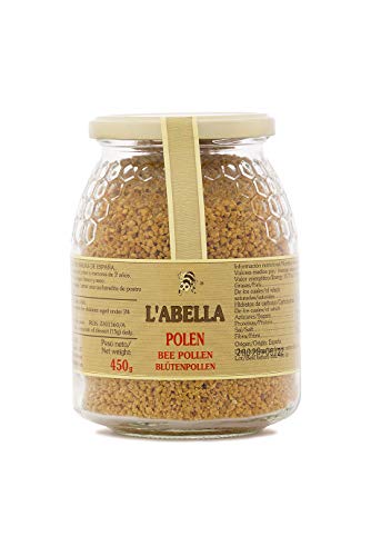 L'Abella Mel - Handgemachter und natürlicher Bienenpollen aus Spanien | Rein natürlicher getrockneter Pollen ohne Rückstände – 450g-Flasche L'Abella Mel - Handgemachter und natürlicher Bienenpollen aus Spanien | Rein natürlicher getrockneter Pollen ohne Rückstände – 450g-Flasche von L'ABELLAMEL