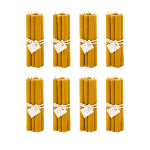 L'Abella Mel - Natürliche und handgefertigte Kerze aus 100% Bienenwachs, handgefertigt | 8 Packung mit 6 Kerzen. Enthält 48 Kerzen von 2x2x20cm L'Abella Mel - Natürliche und handgefertigte Kerze aus 100% Bienenwachs, handgefertigt | 8 Packung mit 6 Kerzen. Enthält 48 Kerzen von 2x2x20cm von L'ABELLAMEL