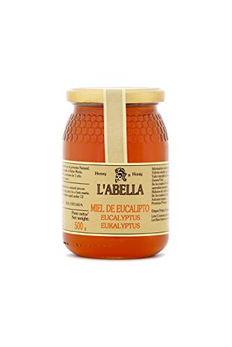 L'Abella Mel - Natürlicher Eukalyptushonig | Reiner Bienenhonig, von Hand gesammelt an der Costa Blanca, Spanien – Premiumprodukt – 500 g – glutenfrei von L'ABELLAMEL