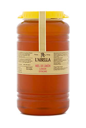 L'Abella Mel - Natürlicher Zitronenhonig | Reiner Bienenhonig, von Hand gesammelt an der Costa Blanca, Spanien – Premiumprodukt – Glutenfrei – 3000 g von L'ABELLAMEL