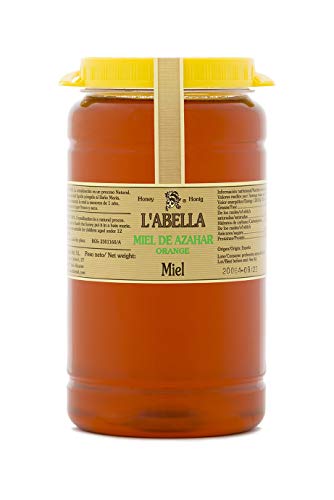 L'Abella Mel - Orangenblütenhonig - Natürliche Orangenblüte | Reiner Bienenhonig, von Hand gesammelt an der Costa Blanca, Spanien – Glutenfrei – 2000-g von L'ABELLAMEL