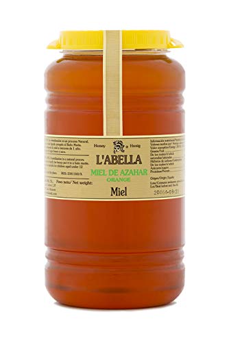 L'Abella Mel - Orangenblütenhonig - Natürliche Orangenblüte | Reiner Bienenhonig, von Hand gesammelt an der Costa Blanca, Spanien – Glutenfrei – 3000-g von L'ABELLAMEL