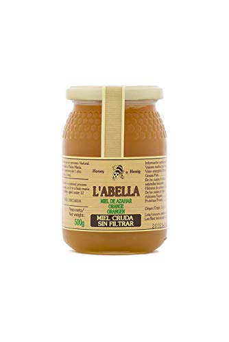 L'Abella Mel – Roher, ungefilterter Orangenblütenhonig – Orangenblüte | Reiner Bienenhonig, von Hand gesammelt an der Costa Blanca, Spanien – Glutenfrei – 500 g L'Abella Mel – Roher, ungefilterter Orangenblütenhonig – Orangenblüte | Reiner Bienenhonig, von Hand gesammelt an der Costa Blanca, Spanien – Glutenfrei – 500 g von L'ABELLAMEL