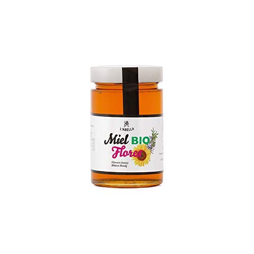 BIO Blütenhonig aus Spanien - Premium Qualität - reines Naturprodukt - kaltgeschleudert - unfiltriert - süßer Geschmack aus dem Blumennektar, Größe:450 g, Geschmack:Blüte BIO Blütenhonig aus Spanien - Premium Qualität - reines Naturprodukt - kaltgeschleudert - unfiltriert - süßer Geschmack aus dem Blumennektar, Größe:450 g, Geschmack:Blüte von L'ABELLAMEL