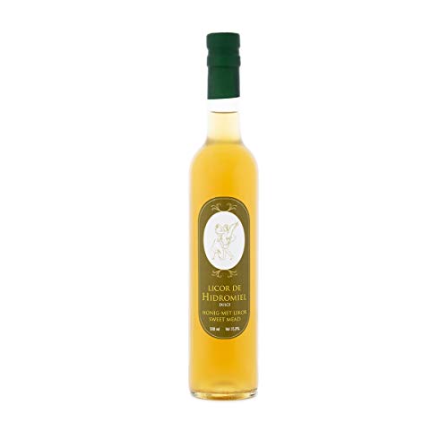 Blütenhonig Met - Honig Likör aus Spanien - Premium Qualität - reines Naturprodukt - natürliche Gärung - 15 % vol Alkoholgehalt - 500 ml Flasche, Größe:500 ml von L'ABELLAMEL