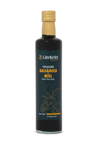 Honigessig mit Blütenhonigmet aus Spanien - Premium Qualität - reines Naturprodukt - im Faß gereift - eine besondere Delikatesse - 500 ml, Größe:250 ml von L'ABELLAMEL