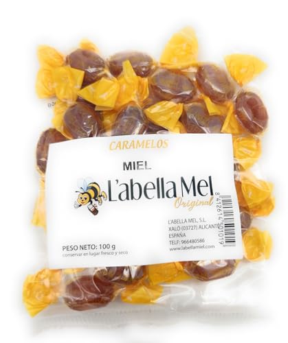 L'Abella Honig Caramelos | Honigbonbons aus zarten spanischen Honig Pur von L'Abella