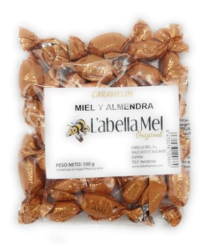 L'Abella Honig Caramelos | Honigbonbons aus zarten spanischen Honig und Mandel von L'Abella