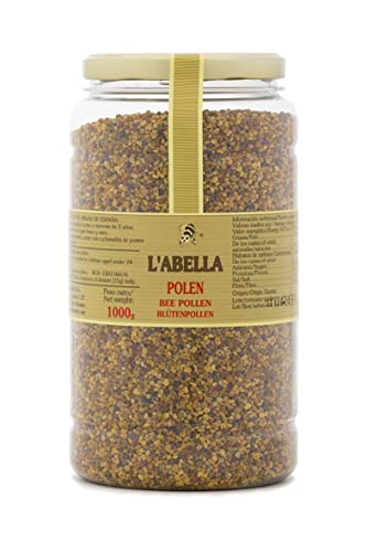 L'Abella Mel Spanischer Bienenpollen aus eigener Imkerei – Reines und natürliches Superfood und Proteinquelle der Bienen / ohne Zusatzstoffe (1000g) von L'ABELLAMEL