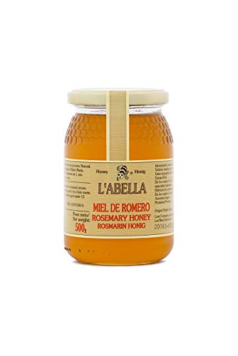 Rosmarinhonig aus Spanien - Premium Qualität - reines Naturprodukt - kaltgeschleudert - unfiltriert - leicht und würziger Geschmack - im Glas, Größe:500 g, Geschmack:Rosmarin Rosmarinhonig aus Spanien - Premium Qualität - reines Naturprodukt - kaltgeschleudert - unfiltriert - leicht und würziger Geschmack - im Glas, Größe:500 g, Geschmack:Rosmarin von L'ABELLAMEL
