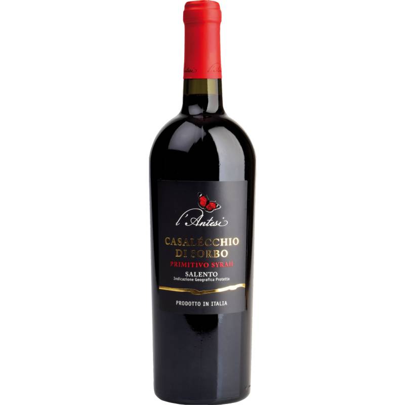 L'Antesi Casalécchio di Sorbo Primitivo Syrah, Salento IGP, Apulien, 2021, Rotwein von L´Antesi, Cellino San Marco - Italien