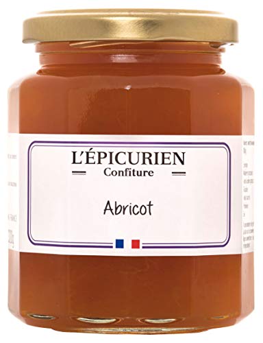 L'Epicurien - Confiture artisanale - Handwerklich hergestellte Konfitüre mit Aprikose (65% Fruchtanteil) - 320 g von レピキュリアン