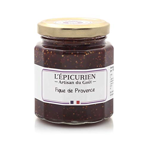 L'Epicurien - Confiture artisanale - Handwerklich hergestellte Konfitüre mit Feigen aus der Provence (60% Fruchtanteil) - 210 g von L'Epicurien