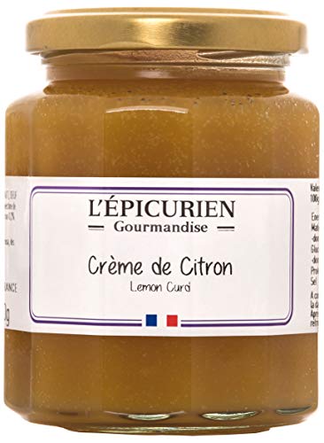 L'Epicurien - Confiture artisanale - Handwerklich hergestellte Zitronencreme (13% Fruchtsaft) - 320 g von L'Epicurien