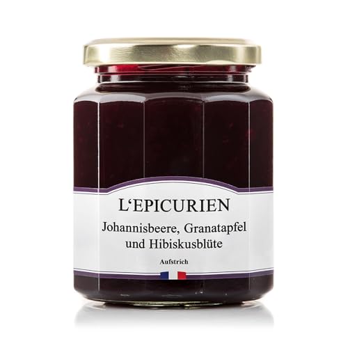 L'Épicurien | Fruchtaufstrich Johannisbeere-Granatapfel-Hibiskusblüte | 320g Glas L'Épicurien | Fruchtaufstrich Johannisbeere-Granatapfel-Hibiskusblüte | 320g Glas von L'ÉPICURIEN