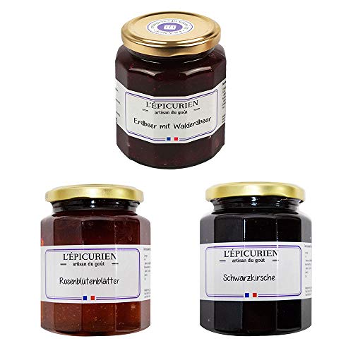 L'Epicurien Konfitüren 3er Probierset, 970g purer Fruchtgenuss L'Epicurien Konfitüren 3er Probierset, 970g purer Fruchtgenuss von KDJMDL