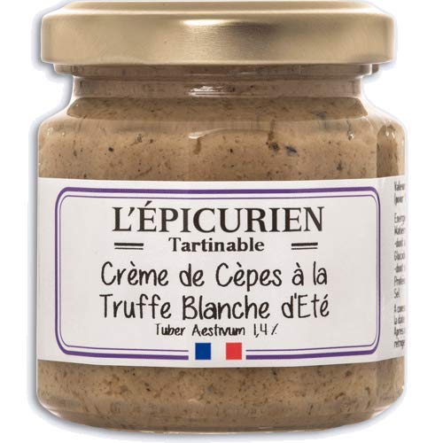 L'Epicurien - Paste aus Steinpilzen und weißer Sommertrüffel (Crème de Cèpes à la Truffe Blanche d`Eté) 100 g von L'Epicurien