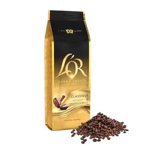 Kaffeebohnen | L'OR | Crema Classique Kaffeebohnen | Gesamtgewicht 500 Gramm von L'OR