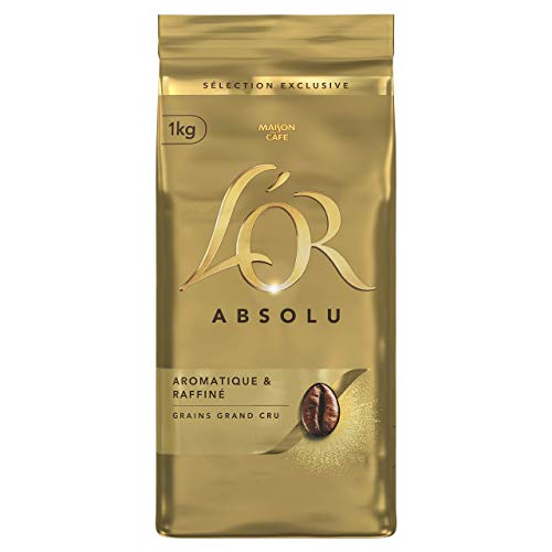 L'OR Absolu Coffee Beans - 2 Packs of 1000g von L'OR