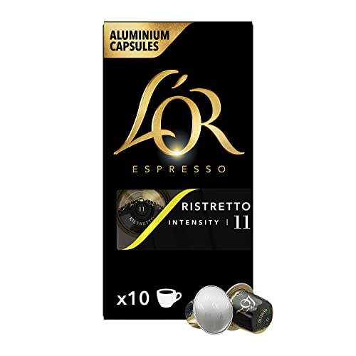 L'OR Kaffeekapseln Espresso Ristretto, 10 Nespresso®* kompatible Kapseln für 10 Getränke von L'OR
