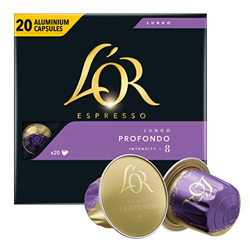 L'OR Lungo Profondo 8 Nespresso®*-kompatible Kapseln 1 x 20 Stück, 1 x 104g von L'OR