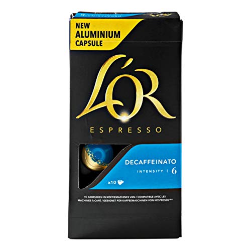 L'OR ESPRESSO L'OR ESPRESSO kaffee chicorée - or 30 kapseln espresso decaffeinato (intensität 6) kompatibles system nespresso von L'Or Espresso