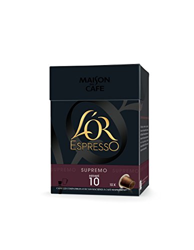 L'Or Espresso L'Or Espresso gold espresso supremo 10 kapseln kompatibel mit nespresso-kaffeemaschine - satz von 4 (40 kapseln) von L'Or Espresso
