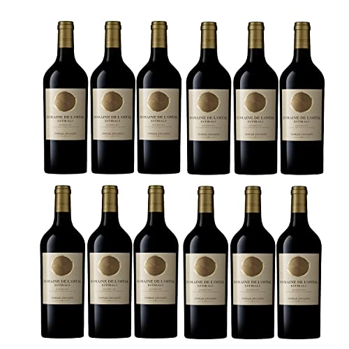 Domaine de L’Ostal Estibals Minervois Rotwein Wein trocken AOC Frankreich I Visando Paket (12 x 0,75l) von L’Ostal
