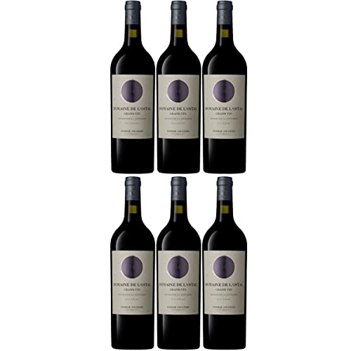 Domaine de L’Ostal Grand Vin Minervois La Livinière Rotwein Wein trocken AOC Frankreich I Visando Paket (6 x 0,75l) von L’Ostal