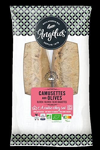 L angelus Bio 2 Olivenbaguettes zum Aufbacken (6 x 400 gr) von L angelus