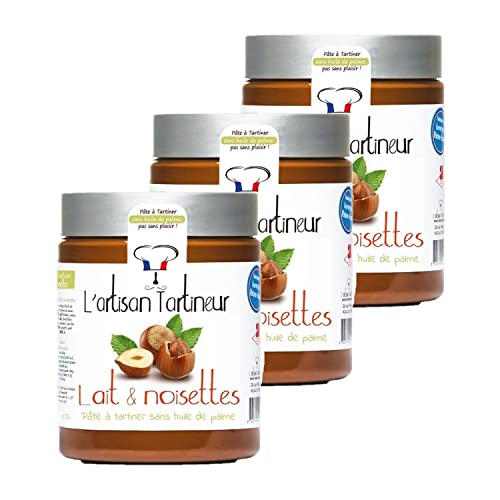 3 x Aufstrich mit Haselnüssen – Topf 570 g 3 x Aufstrich mit Haselnüssen – Topf 570 g von L'artisan Tartineur