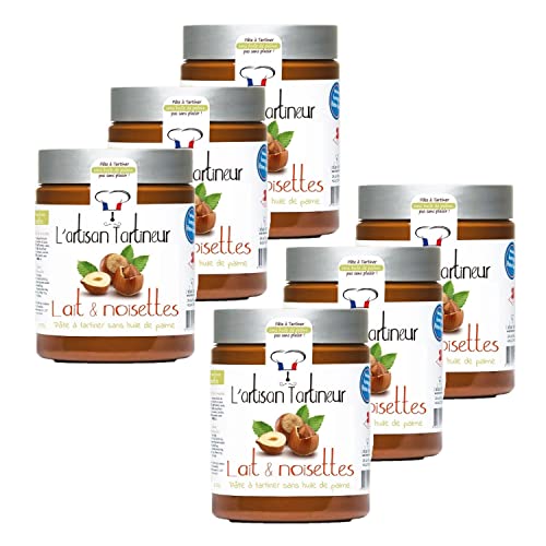 Set mit 6 Haselnussaufstrichen, 570 g Set mit 6 Haselnussaufstrichen, 570 g von L'artisan Tartineur