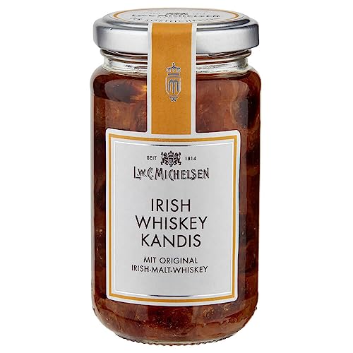 L.W.C. Michelsen - Irish-Whiskey-Kandis (250g) | Kandis eingelegt in Irish Whiskey | aromatisch & herb | für Tee-Liebhaber | Ein Glas voll purer Natürlichkeit von L.W.C. Michelsen