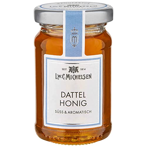L.W.C. Michelsen - Dattel-Honig (125g) | süß & aromatisch | natürlich, ohne Zusätze | hochwertiger Honig | Pure Natürlichkeit in einem Glas von L.W.C. Michelsen