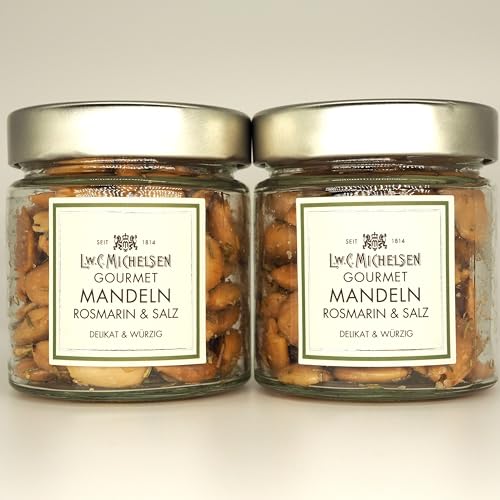 Gourmet-Mandeln mit Rosmarin & Salz, 2 Stück von L.W.C. Michelsen