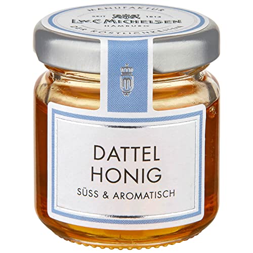 L.W.C. Michelsen - Dattel-Honig -Mini- (50g) | süß & aromatisch | natürlich, ohne Zusätze | hochwertiger Honig | pure Natürlichkeit in einem Glas von L.W.C. Michelsen