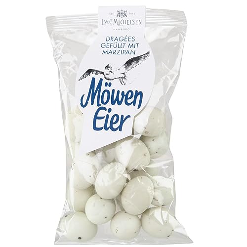 L.W.C. Michelsen - Genuss pur: Erlesene Dragees mit Marzipan in Form von Möweneiern | Aus der Hamburger Manufaktur - nach traditioneller Rezeptur L.W.C. Michelsen - Genuss pur: Erlesene Dragees mit Marzipan in Form von Möweneiern | Aus der Hamburger Manufaktur - nach traditioneller Rezeptur von L.W.C. Michelsen