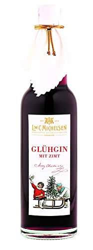 L.W.C. Michelsen - Glühgin mit Zimt auf Gin Basis (0.1l)| köstliches Likör mit Gin-Note von Wacholder & Zitrusfrüchten | Premium-Gin (16%) | hochwertiger Gin-Likör für puren Wintergenuss von L.W.C. Michelsen