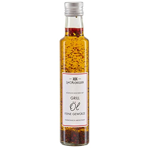 L.W.C. Michelsen - Gourmet Grill-Öl (250 ml) | Natives Olivenöl extra zum Verfeinern und Würzen | nach italienischem Rezept von L.W.C. Michelsen