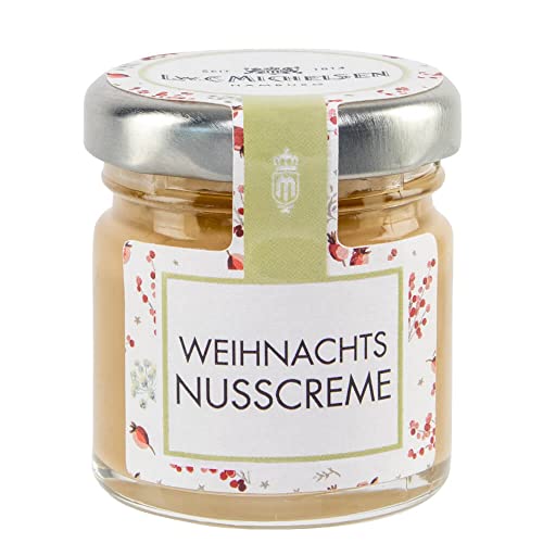 L.W.C. Michelsen - Weihnachts-Haselnuss-Creme (40g) | hochwertiger Haselnusscreme für puren Wintergenuss| Pure Natürlichkeit in einem Glas von L.W.C. Michelsen