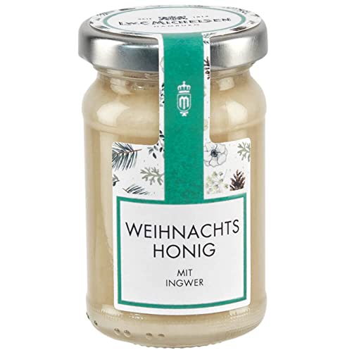 L.W.C. Michelsen - Weihnachts-Honig mit Ingwer (125g) | hochwertiger Honig für puren Wintergenuss | Pure Natürlichkeit in einem Glas von L.W.C. Michelsen