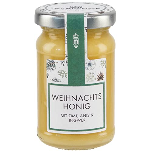 L.W.C. Michelsen - Weihnachts-Honig mit Zimt, Anis und Ingwer (125g) | hochwertiger Honig für puren Wintergenuss| Pure Natürlichkeit in einem Glas von L.W.C. Michelsen