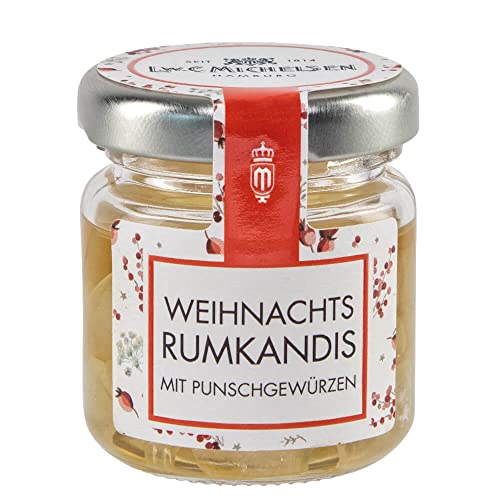 L.W.C. Michelsen - Weihnachts-Rumkandis mit Punschgewürzen (50g) | Weißer Kandis eingelegt in Rumzubereitung mit Punschgewürz-Extrakt | für Tee-Liebhaber von L.W.C. Michelsen