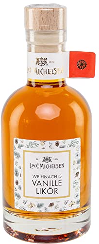 L.W.C. Michelsen - Weihnachts-Vanille-Likör Apotheker-Flasche (0,2l) | Premium-Likör (25%) | Vanille & Jamaika-Rum | Weihnachts-Geschenk für Sie und Ihn von L.W.C. Michelsen