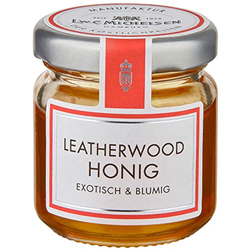 L.W.C. Michelsen - Leatherwood-Honig -Mini- (50g) |exotisch & blumig | natürlich, ohne Zusätze | hochwertiger Honig | Honig-Spezialität | pure Natürlichkeit in einem Glas von L.W.C. Michelsen