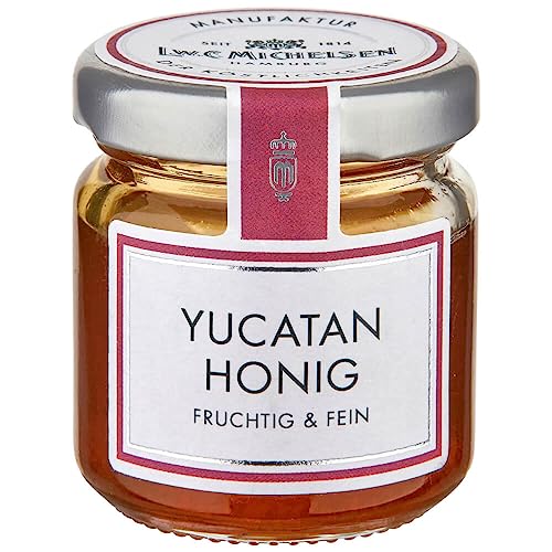 L.W.C. Michelsen - Yucatan-Honig -Mini- (50g) | fruchtig & fein | natürlich, ohne Zusätze | hochwertiger Honig | Honig-Spezialität | pure Natürlichkeit in einem Glas von L.W.C. Michelsen