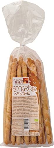 Brotstäbchen mit Sesamsamen GRISSINI BIO 150 g - LA BUONA TERRA von LA BUONA TERRA